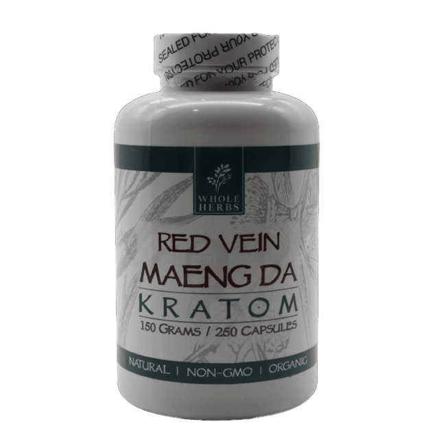 WHOLE HERBS KRATOM CAPSULES 250CT - main product image